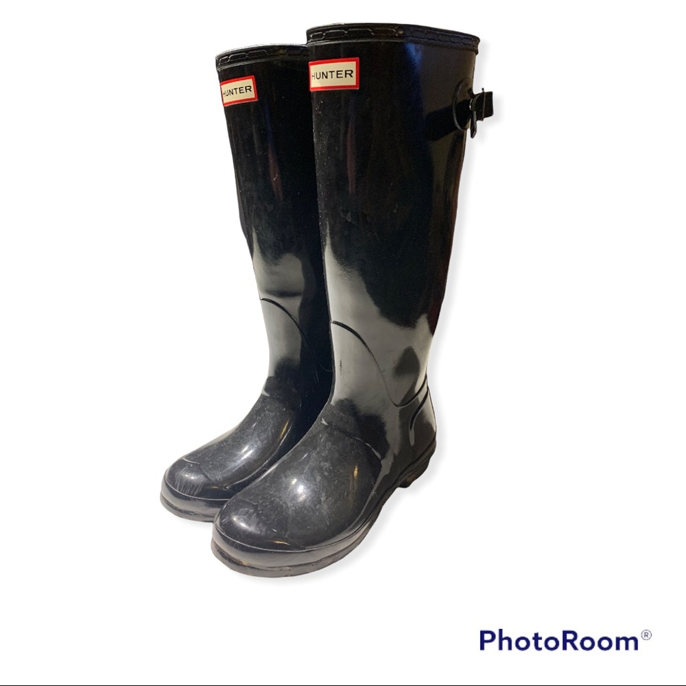 Hunter Tall Black Boots EXCELLENT USED CONDITION